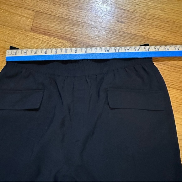 Madewell Cargo Shorts Pull On Softdrape Black size M (b5 - Picture 5 of 9